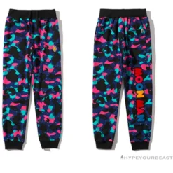 Hypeyourbeast BAPE X KID CUDI Camouflage Pants Clothes