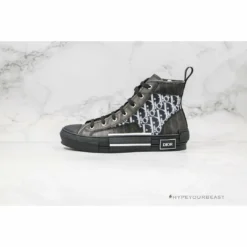 Hypeyourbeast Dior B23 High Top Canvas Oblique Black
