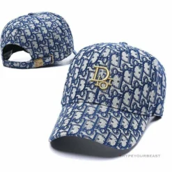Hypeyourbeast Dior Hat Blue Gold Hats