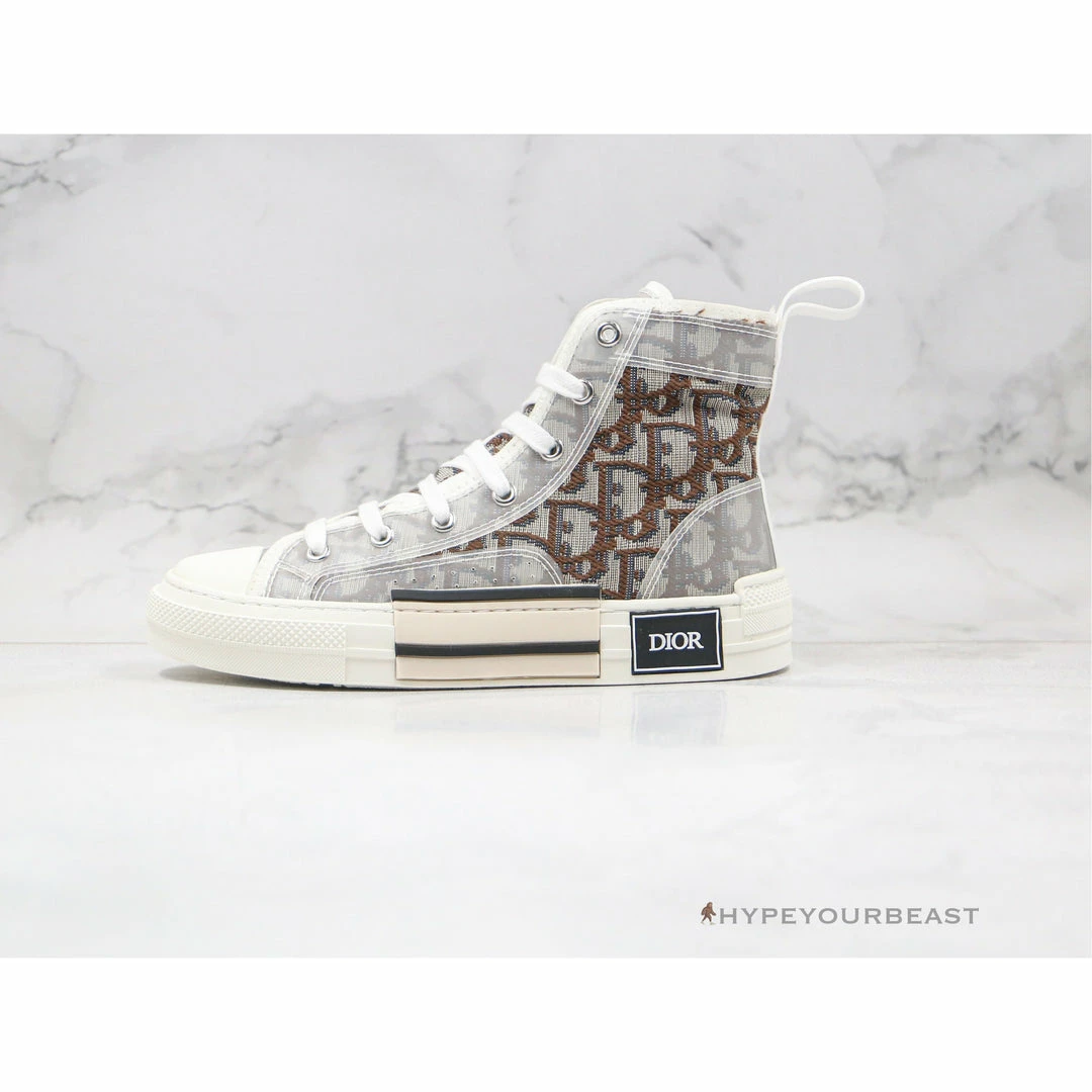 Hypeyourbeast Dior High Top White Brown 1 Hypeyourbeast Dior High Top White Brown