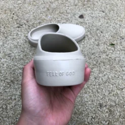 Hypeyourbeast Yeezy Slides Fear Of God 7th The California Slides Almond