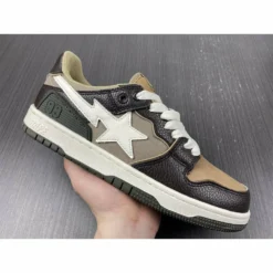 Hypeyourbeast Bape Sta Low Top Sneakers 'Brown Leather'
