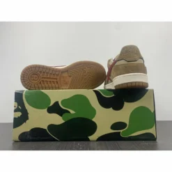 Hypeyourbeast Bape Sta Low Top Sneakers 'Brown Red'