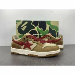 Hypeyourbeast Bape Sta Low Top Sneakers 'Brown Red'