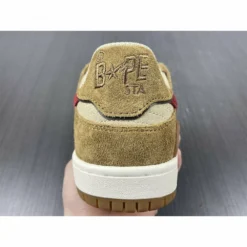 Hypeyourbeast Bape Sta Low Top Sneakers 'Brown Red'