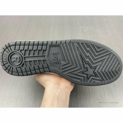 Hypeyourbeast Bape Sta Low Top Sneakers 'White Metallic Silver'