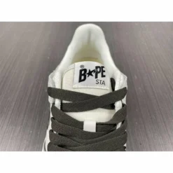 Hypeyourbeast Bape Sta Low Top Sneakers 'White Metallic Silver'