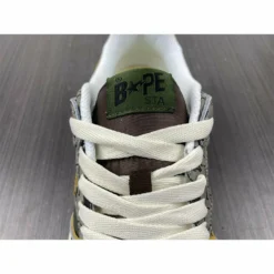 Hypeyourbeast Bape Sta Low Top Sneakers 'Grey Mustard Yellow'