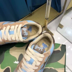 Hypeyourbeast Bape Sta Low Top Sneakers Clay Blue