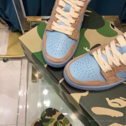 Hypeyourbeast Bape Sta Low Top Sneakers Clay Blue