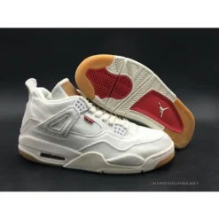 Hypeyourbeast Jordan 4 X Levi's White