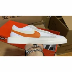 Hypeyourbeast Nike X Sacai Blazer Low Orange White