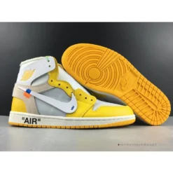 Hypeyourbeast Off-White X Air Jordan 1 High Canary Yellow