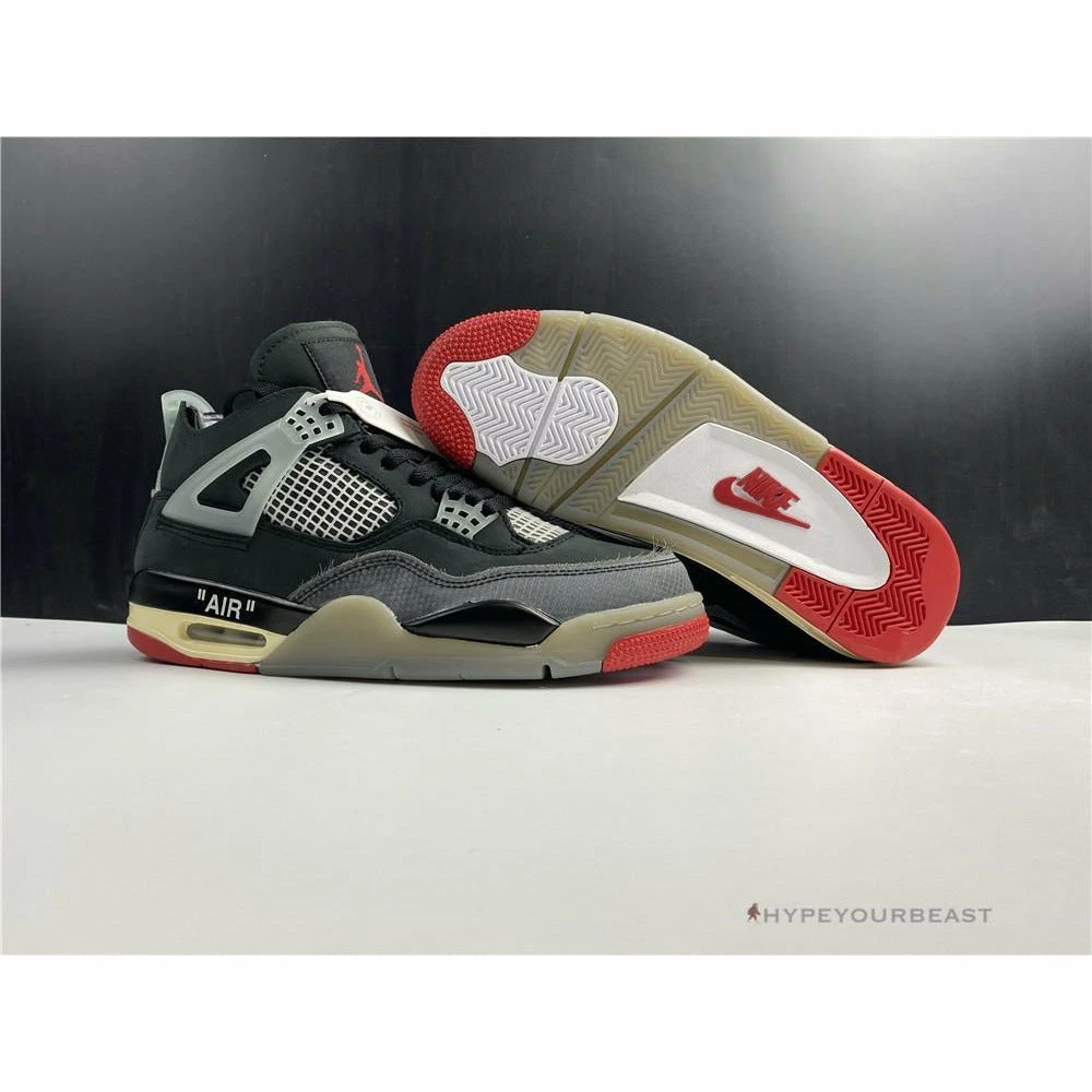 Hypeyourbeast Off White X Air Jordan 4 'Bred' 1 Hypeyourbeast Off White X Air Jordan 4 'Bred'