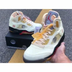 Hypeyourbeast Off White X Air Jordan 5 Sail