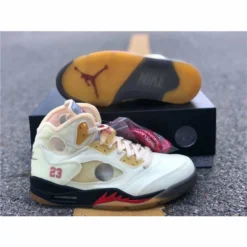 Hypeyourbeast Off White X Air Jordan 5 Sail