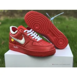 Hypeyourbeast Off White X Nike Air Force 1 Low "Red"