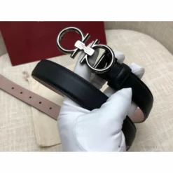 Hypeyourbeast Belts SFG Men's Double G Leather Black Belt