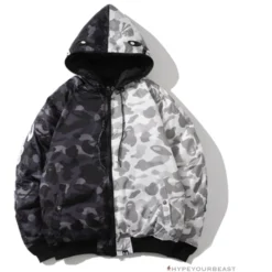 HypeYourBeast Clothes Bape Camo Hoodie White Black