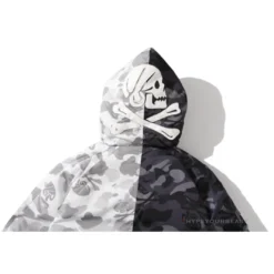 HypeYourBeast Clothes Bape Camo Hoodie White Black