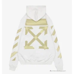HypeYourBeast Hoodies & Jackets Off White Hoodie White Gold