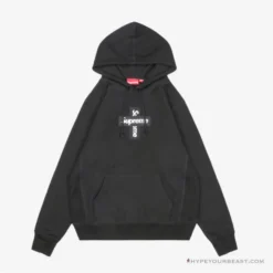 HypeYourBeast Hoodies & Jackets Supreme Cross Box Logo Hoodie Black 9 HypeYourBeast Hoodies & Jackets Supreme Cross Box Logo Hoodie Black