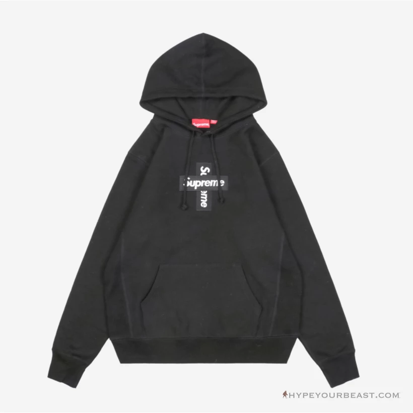 HypeYourBeast Hoodies & Jackets Supreme Cross Box Logo Hoodie Black 5 HypeYourBeast Hoodies & Jackets Supreme Cross Box Logo Hoodie Black