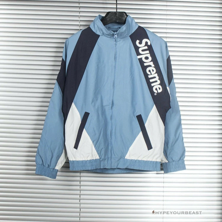 Hypeyourbeast Balenciaga Track Supreme Track Jacket Blue 3 Hypeyourbeast Balenciaga Track Supreme Track Jacket Blue