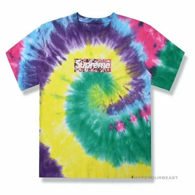Hypeyourbeast T-Shirts Supreme Box Logo Tee Shirt Tie-Dye 1 Hypeyourbeast T-Shirts Supreme Box Logo Tee Shirt Tie-Dye