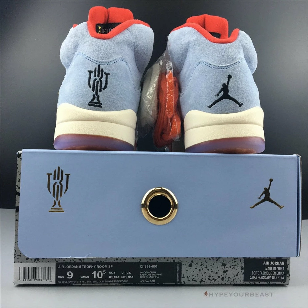 Hypeyourbeast Trophy Room X Air Jordan 5 Retro 'Ice Blue' 3 Hypeyourbeast Trophy Room X Air Jordan 5 Retro 'Ice Blue'