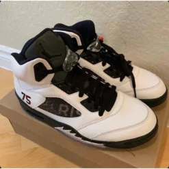 Hypeyourbeast Jordan 5 Retro Paris Saint-Germain White