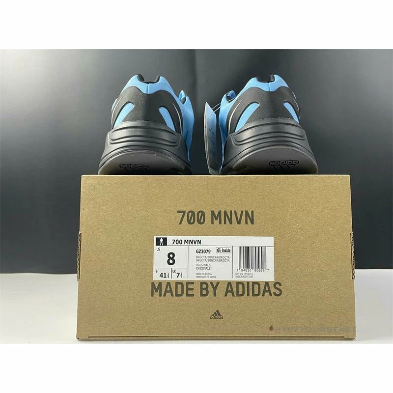 HypeYourBeast Adidas Yeezy Boost 700 MNVN 'Bright Cyan' 10 HypeYourBeast Adidas Yeezy Boost 700 MNVN 'Bright Cyan'