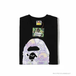 Hypeyourbeast Clothes BAPE Great Ape Head Symphony Lightning Tee Shirt 'BLACK'