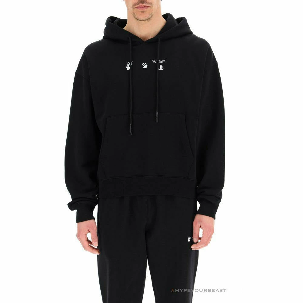 HypeYourBeast Hoodies & Jackets Off White Hoodie Black BLUE 12 HypeYourBeast Hoodies & Jackets Off White Hoodie Black BLUE