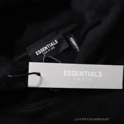 HypeYourBeast FOG Hoodie Reflective ‘ESSENTIALS’ Black Hoodies & Jackets