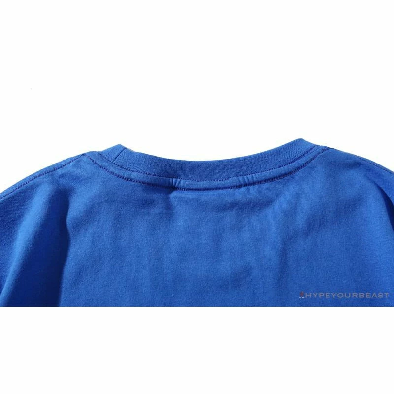 Hypeyourbeast Clothes BAPE Little Ape Head Colorful Classic Tee Shirt 'BLUE' 7 Hypeyourbeast Clothes BAPE Little Ape Head Colorful Classic Tee Shirt 'BLUE'