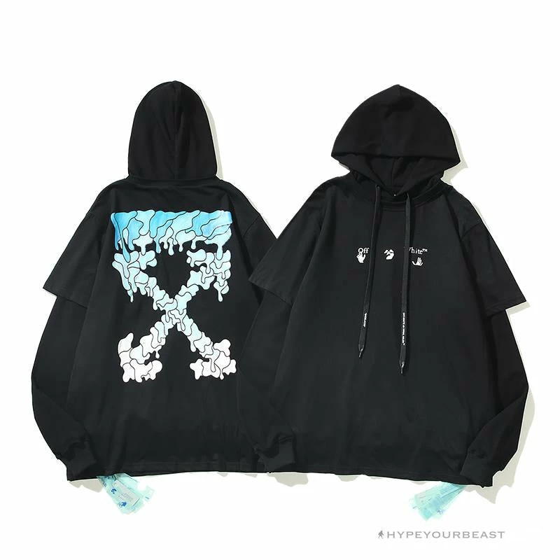 HypeYourBeast Off White Hoodie Black Blue 14 HypeYourBeast Off White Hoodie Black Blue