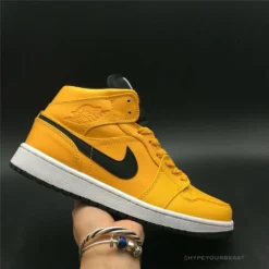 Hypeyourbeast Air Jordan 1 Mid Taxi Yellow