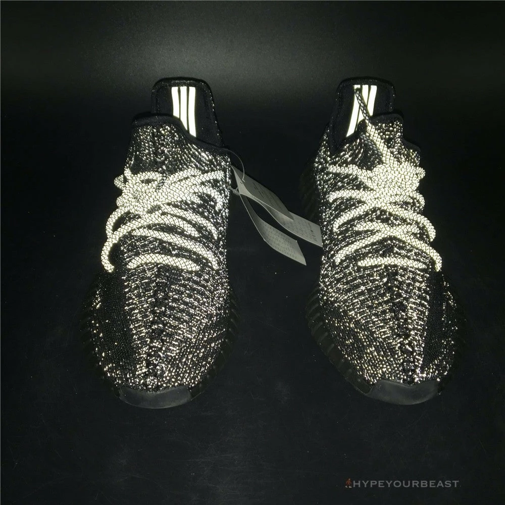 Hypeyourbeast Adidas Yeezy Boost 350 V2 Black / Black / Static 15 Hypeyourbeast Adidas Yeezy Boost 350 V2 Black / Black / Static