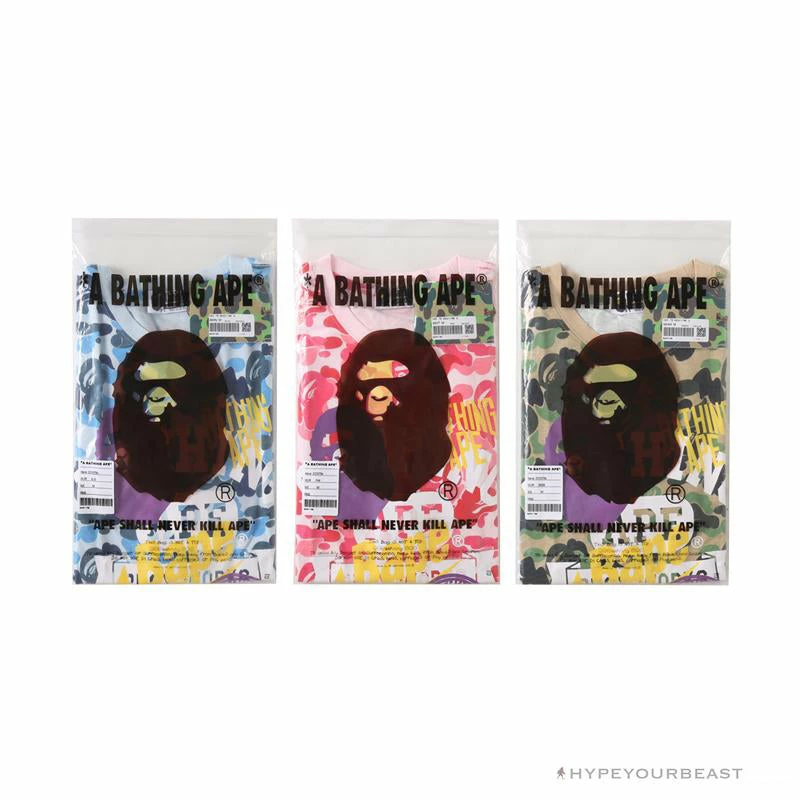 Hypeyourbeast BAPE Ape Head Star Camouflage Shading Tee Shirt 'BLUE' 17 Hypeyourbeast BAPE Ape Head Star Camouflage Shading Tee Shirt 'BLUE'