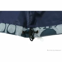 Hypeyourbeast BAPE X COACH Co-Branded Grey-Blue Hoodie