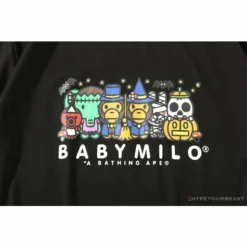 Hypeyourbeast BAPE Baby Milo Halloween Tee Shirt 'BLACK'