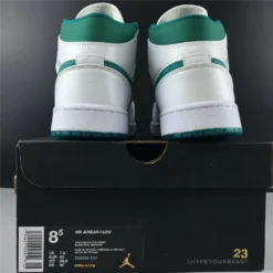 Hypeyourbeast Air Jordan 1 Mid White Mystic Green 29 Hypeyourbeast Air Jordan 1 Mid White Mystic Green