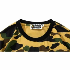 Hypeyourbeast Clothes BAPE KIDS Color Ape Head Camouflage Tee Shirt 'YELLOW'
