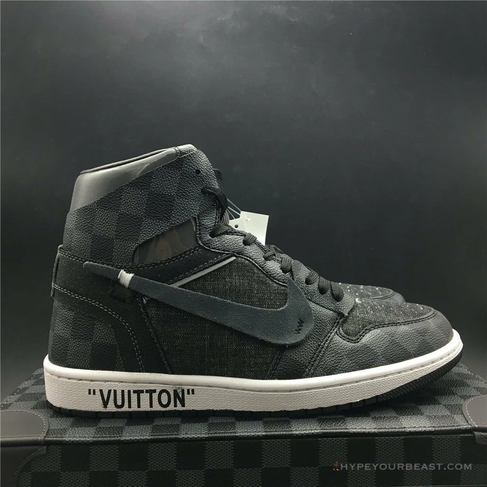 Hypeyourbeast Off White X Jordan 1 X LV Black 19 Hypeyourbeast Off White X Jordan 1 X LV Black