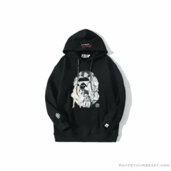 Hypeyourbeast Clothes BAPE Marilyn Monroe Hoodie 'BLACK'