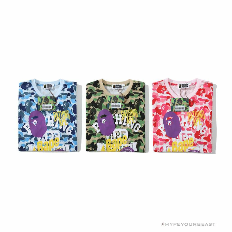 Hypeyourbeast BAPE Ape Head Star Camouflage Shading Tee Shirt 'BLUE' 16 Hypeyourbeast BAPE Ape Head Star Camouflage Shading Tee Shirt 'BLUE'
