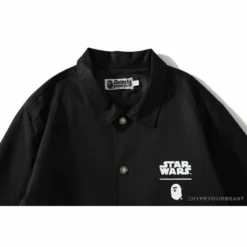 Hypeyourbeast Clothes BAPE X Star Wars Collaboration Windbreaker Jacket 'BLACK'