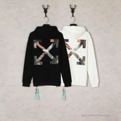 HypeYourBeast Off White Hoodie Skull Black