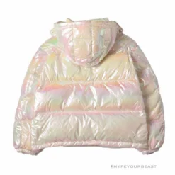 HypeYourBeast MNCLR Puffer Jacket Rainbow Hoodies & Jackets